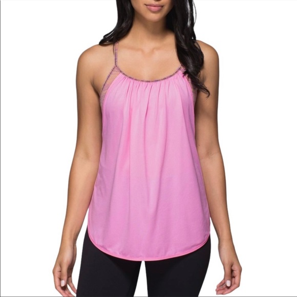 Lululemon Tuck me in Vintage Pink Bra Tank Combo - Picture 2 of 7